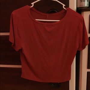 Basic red tee